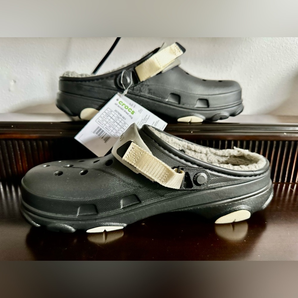 🆕New W Tag All Terrain Lined Iconic CROCS comfort sz 12